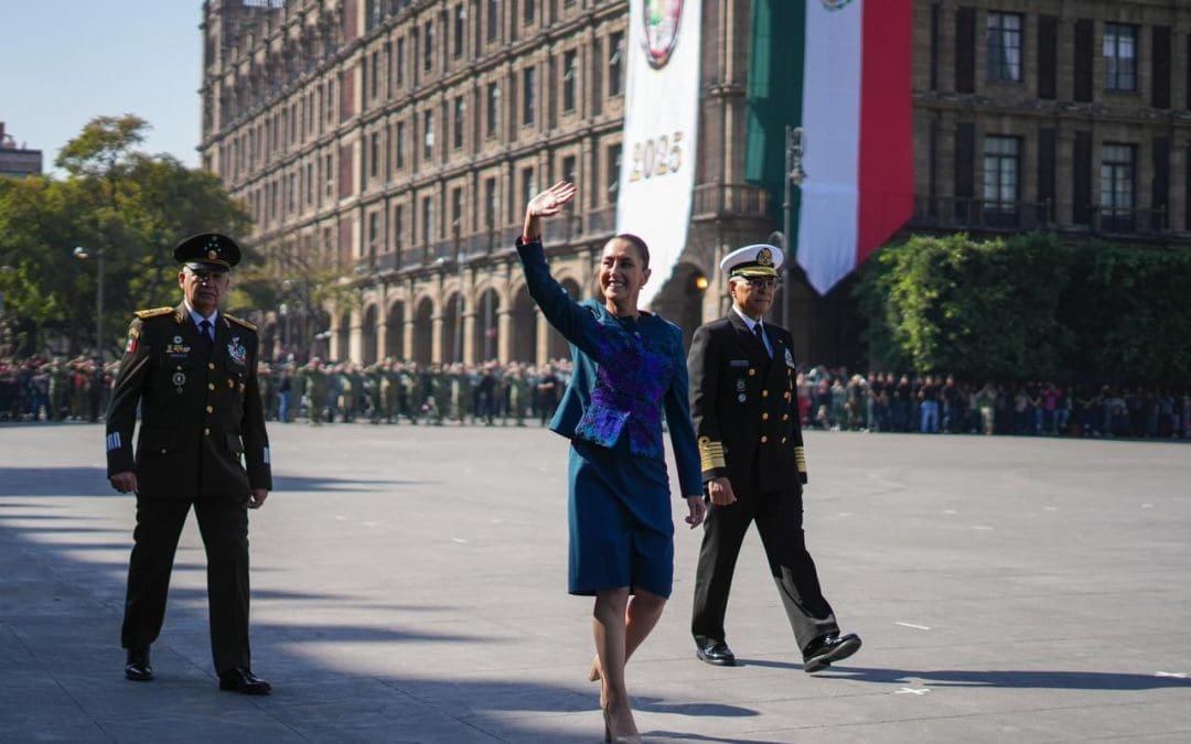 Sheinbaum llama a evitar la violencia y rechaza cualquier intervención extranjera