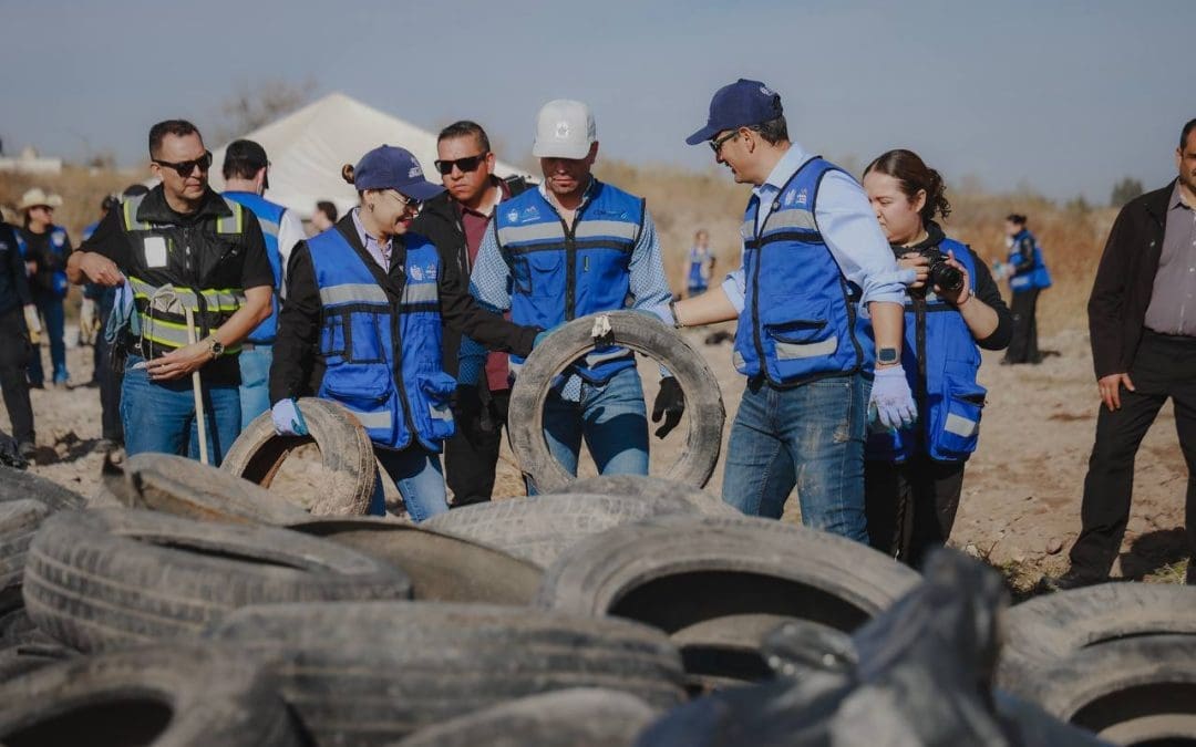Realizan limpieza al Sacramento, Bonilla lidera brigada de voluntariado