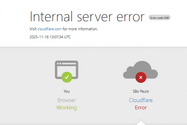 Cloudflare presenta fallas que afectan a ChatGPT