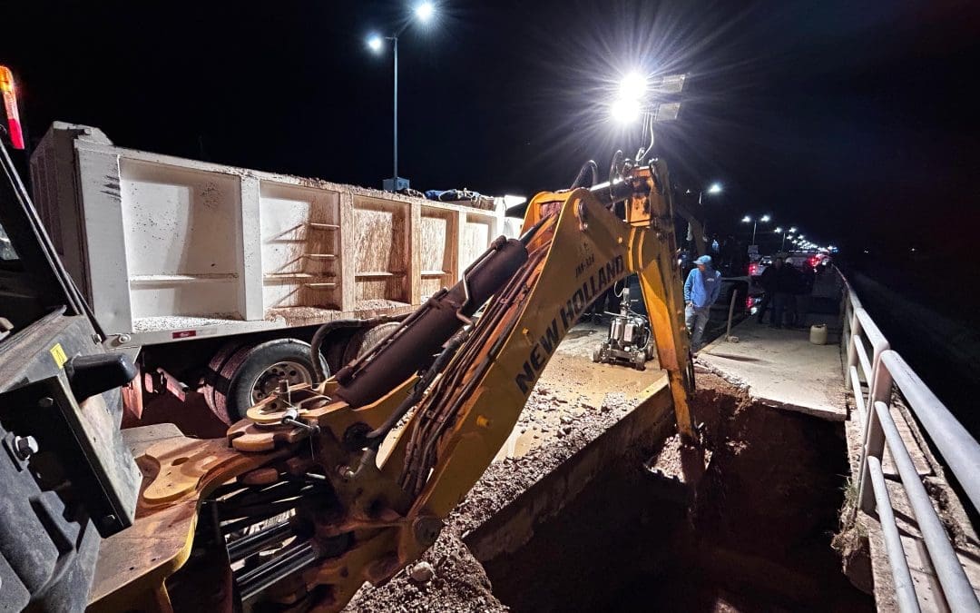 Repara JMAS tramos de la conducción Tabalaopa–Aldama; habrá bajas presiones en varias colonias