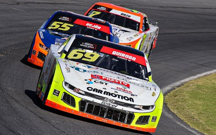 Culmina Germán Quiroga en cuarto lugar campaña de NASCAR México