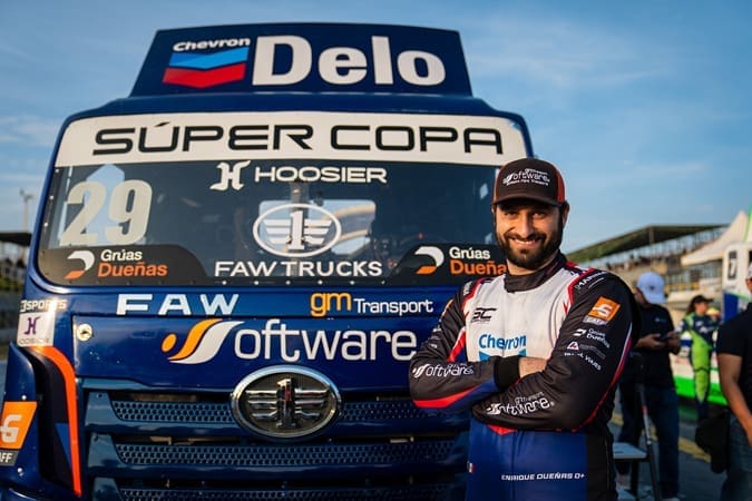 Harry” Dueñas completó su año 2025 en los Tractocamiones de la Súper Copa