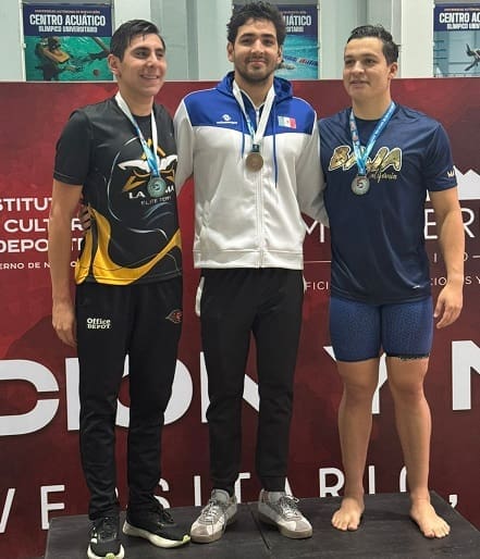 Con récord mexicano acuática nelsovargas se consolida en la primera posición