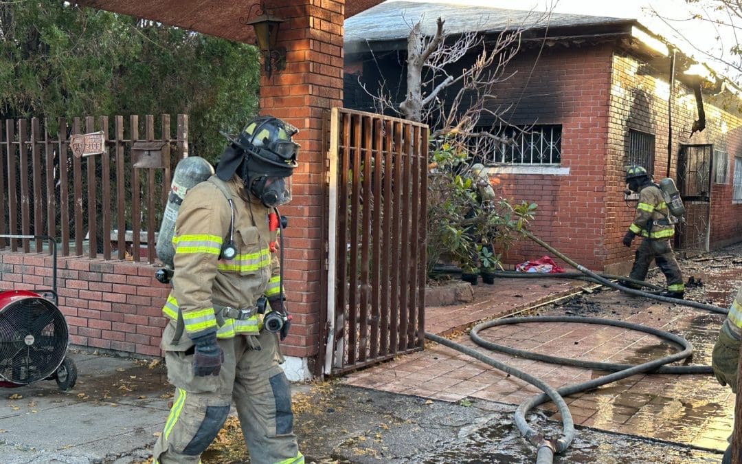 Se coordinan policías y bomberos en investigación de Incendios