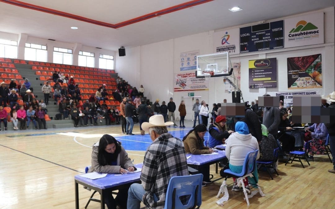 La Fiscalía estatal atiende a victimas de desplazados en Ciudad Cuauhtémoc