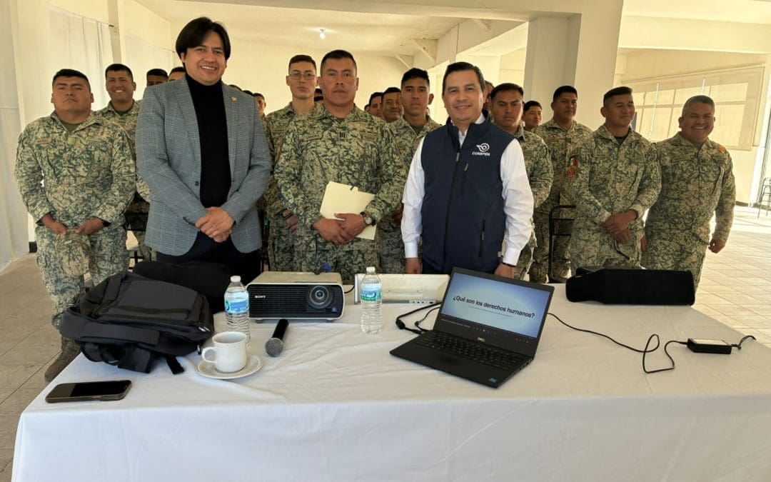 El Poder Judicial capacita al ejército mexicano en llenado de IPH y derechos humanos