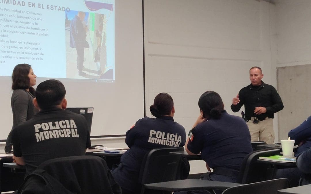 Comparten modelo de “Policía de Proximidad” a agentes de Aquiles Serdán
