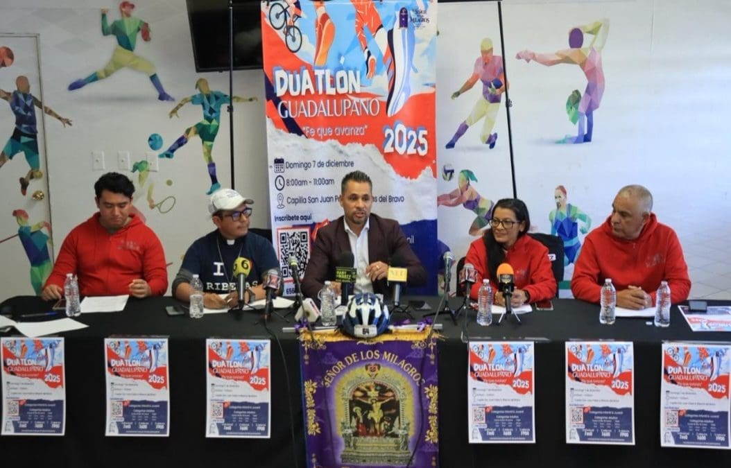 Realizará Parroquia Duatlón Guadalupano en Riberas del Bravo