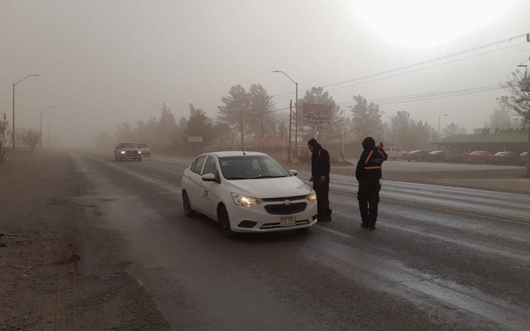 Advierte Protección Civil por vientos en el Estado