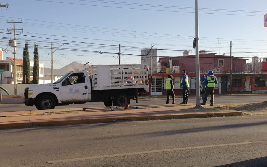 Realizan trabajos de mantenimiento en la Tecnológico y en el Túnel de la Escudero; piden a automovilistas tomar precauciones.