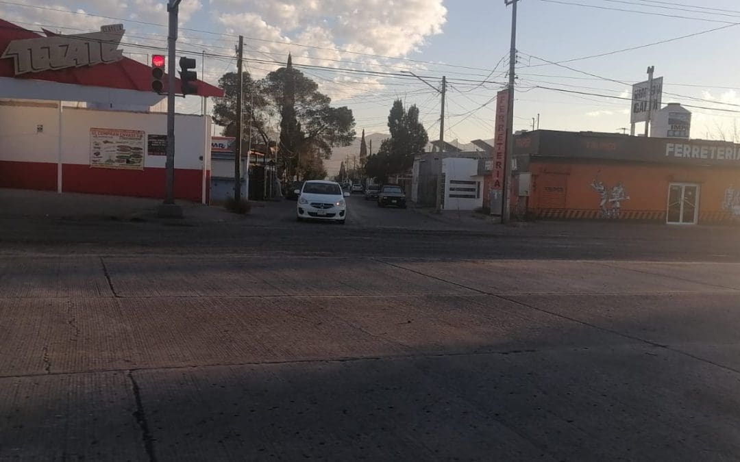 Precaución vial por trabajos previos de recarpeteo en avenida Colón