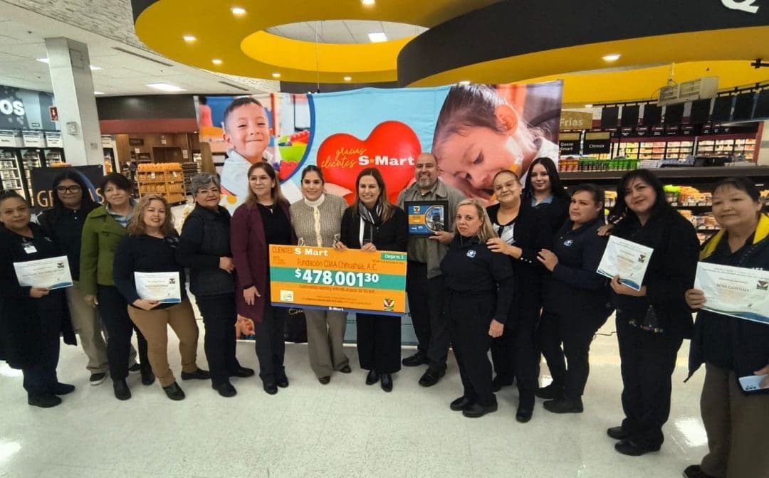 S-Mart entrega más de 478 mil pesos a Fundación CIMA Chihuahua