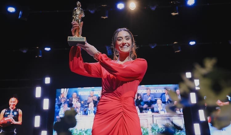 La ganadora del premio Teporaca de oro participa a ser la mejor jugadora de los World Games 2025