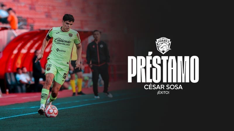 César Sosa es cedido a préstamo a Correcaminos