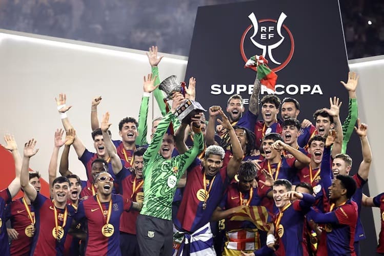 Barcelona gana la Supercopa de España