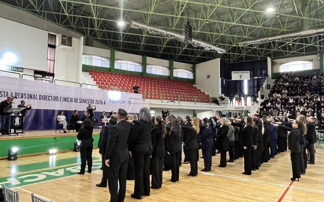 Toman protesta nuevos directivos del COBACH en arranque oficial de semestre