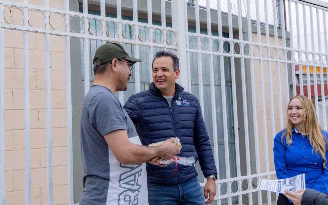 Recorrió Bonilla calle Samaniego, recién remodelada por Presupuesto Participativo