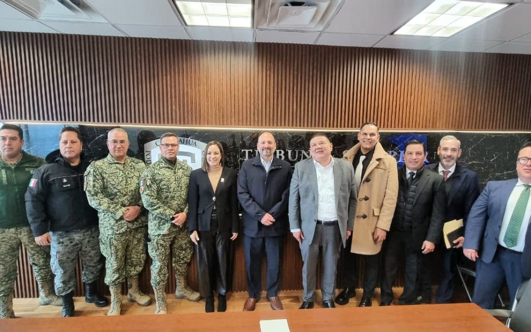 Refuerza Poder Judicial coordinación con corporaciones de Seguridad Pública