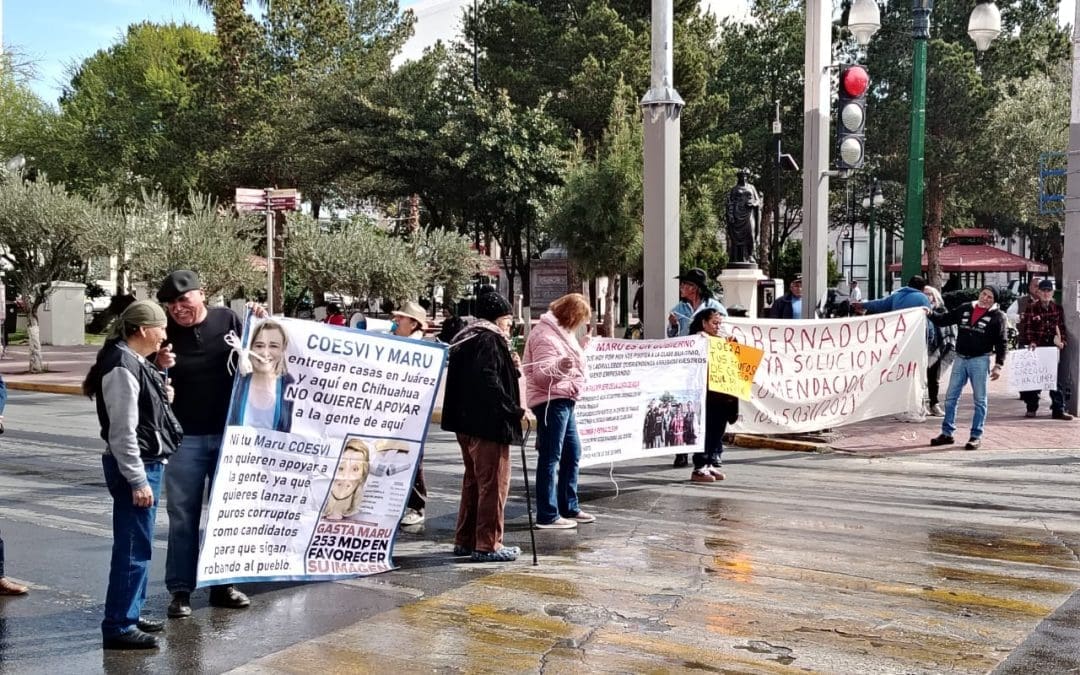Vecinos de Ladrilleras Norte protestan por falta de agua; cierran la Aldama