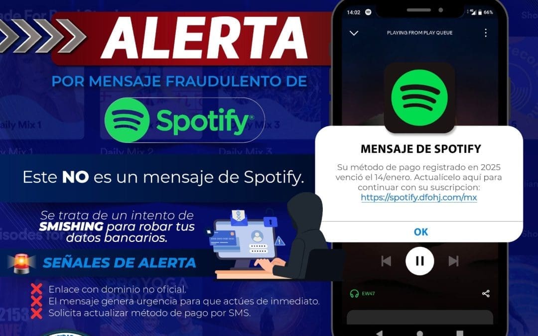Alertan sobre fraudes vía SMS que suplantan a empresas reconocidas