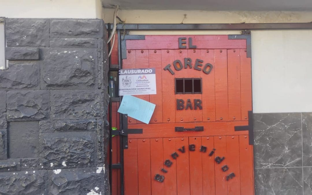 Clausuraron dos establecimientos en inspección semanal