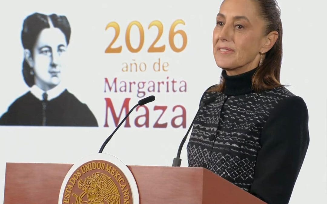 Abre presidenta conferencia hablando de BTS y no de masacre en Salamanca