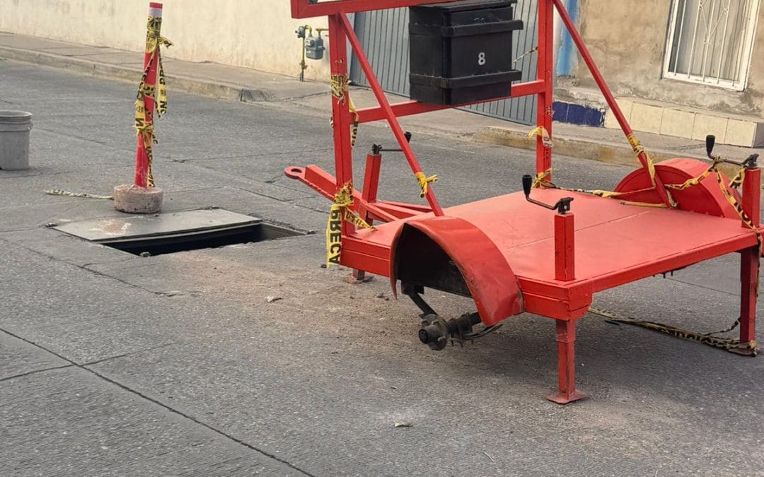 Denuncian obra abandonada desde hace dos meses en la colonia Renovación