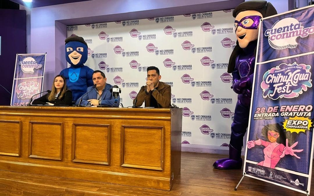 Convoca Junta Municipal al primer ChihuAgua Fest por el cuidado del vital líquido