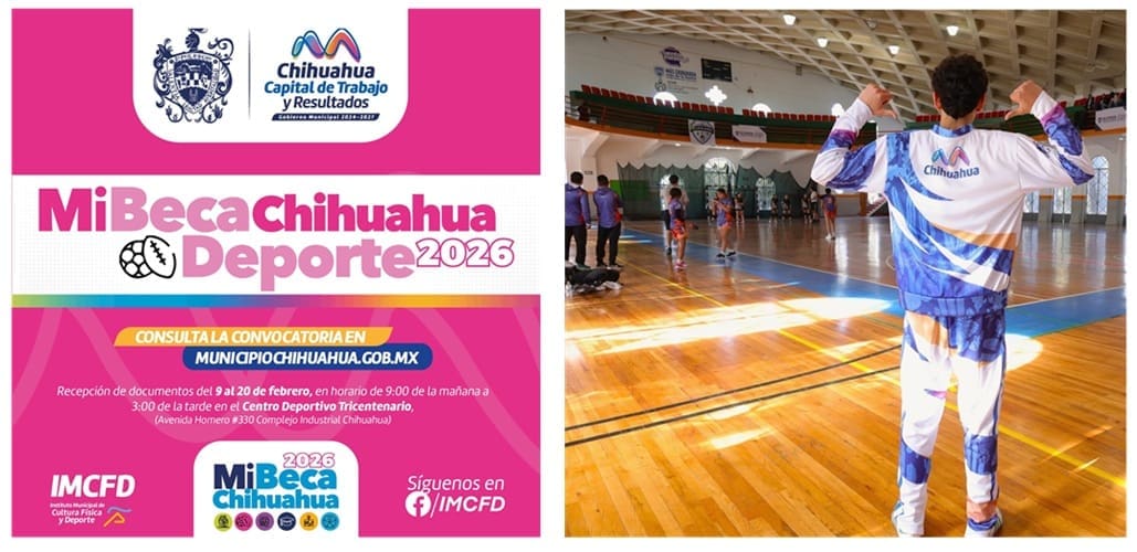 Inicia este lunes recepción de documentos para Mi Beca Chihuahua del Deporte