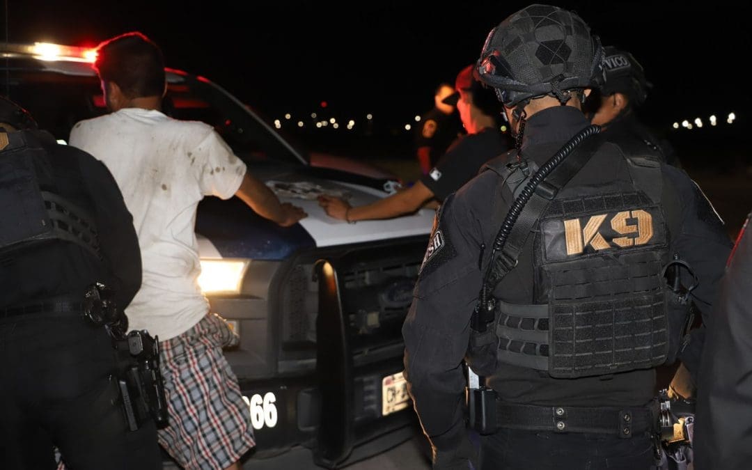 Policias municipales Blindan colonias al oriente de la ciudad