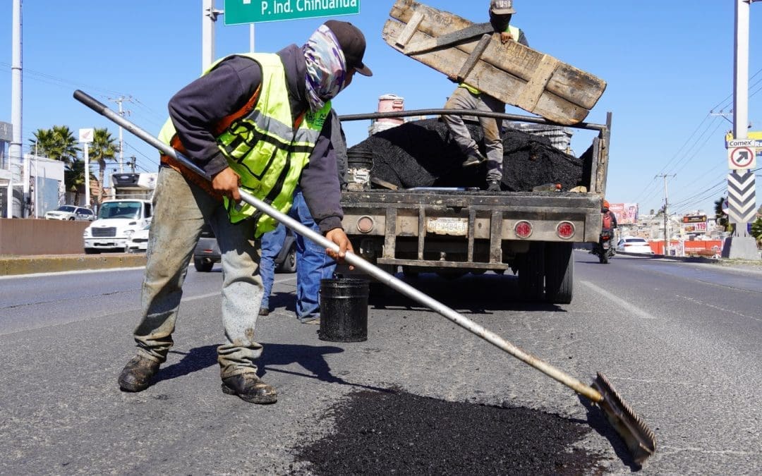 Atienden más de mil 200 baches en la primera semana de febrero