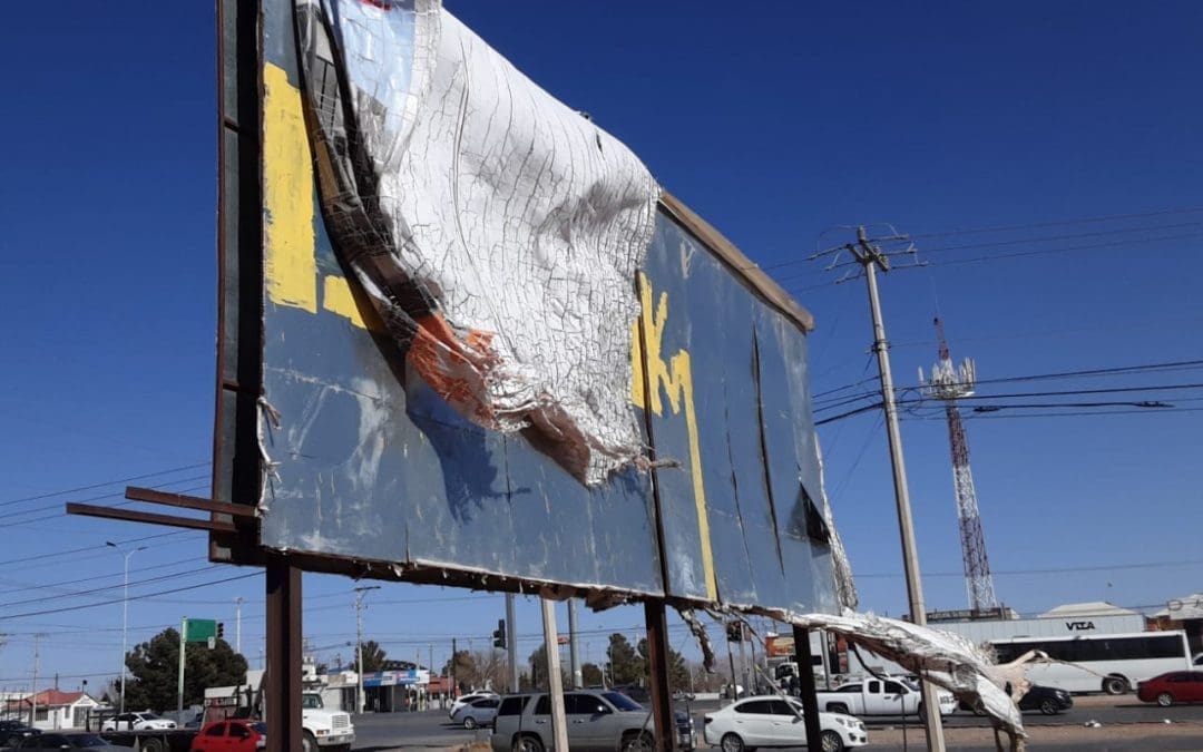 Piden revisar anuncios publicitarios ante la próxima temporada de fuertes vientos