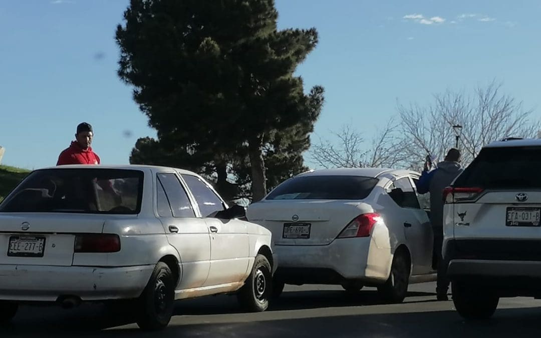 Choque en trébol de Ocampo y Canal