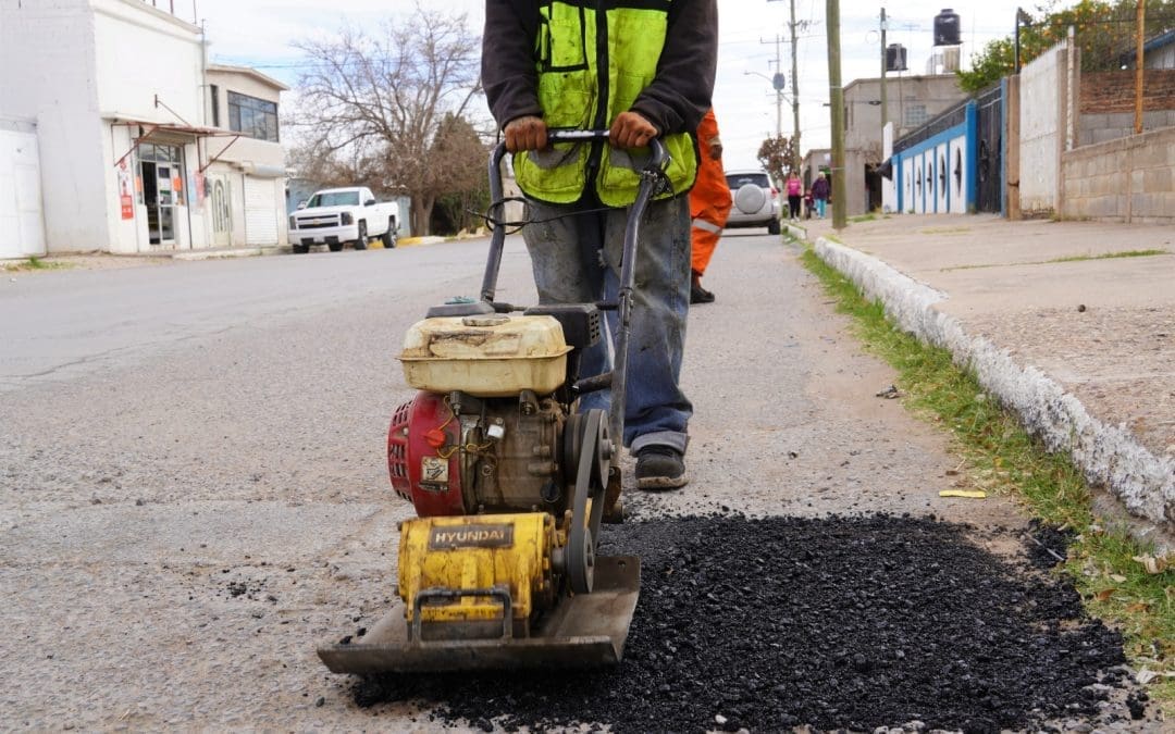 Reportan más de 3 mil baches atendidos en la última semana