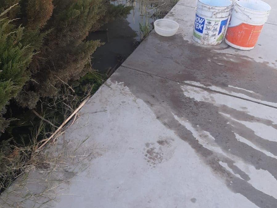Vecinos denuncian fuga de agua con años sin atender en el sur de la ciudad