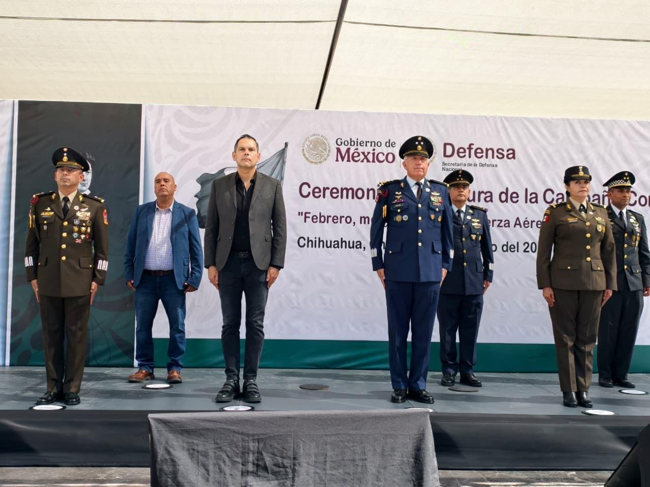 Participa Loya en clausura de campaña comunicacional del Ejército Mexicano