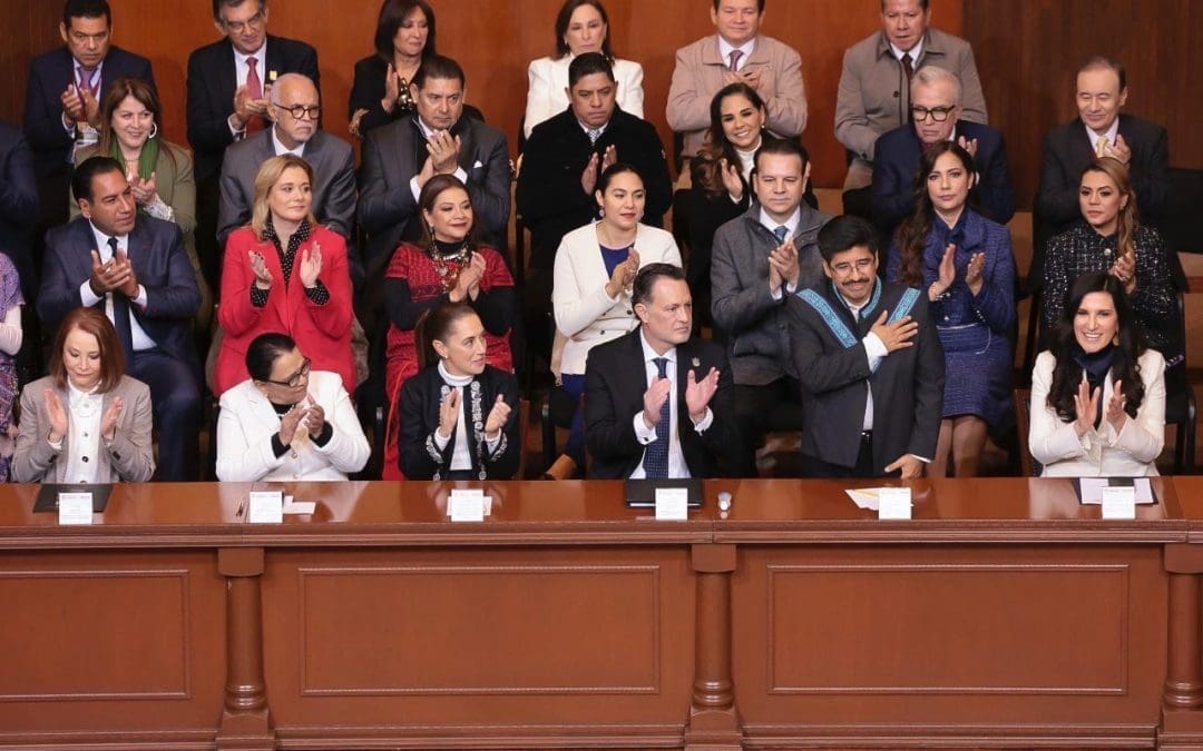 Asiste Maru Campos a conmemoración del 109 aniversario de la Constitución 