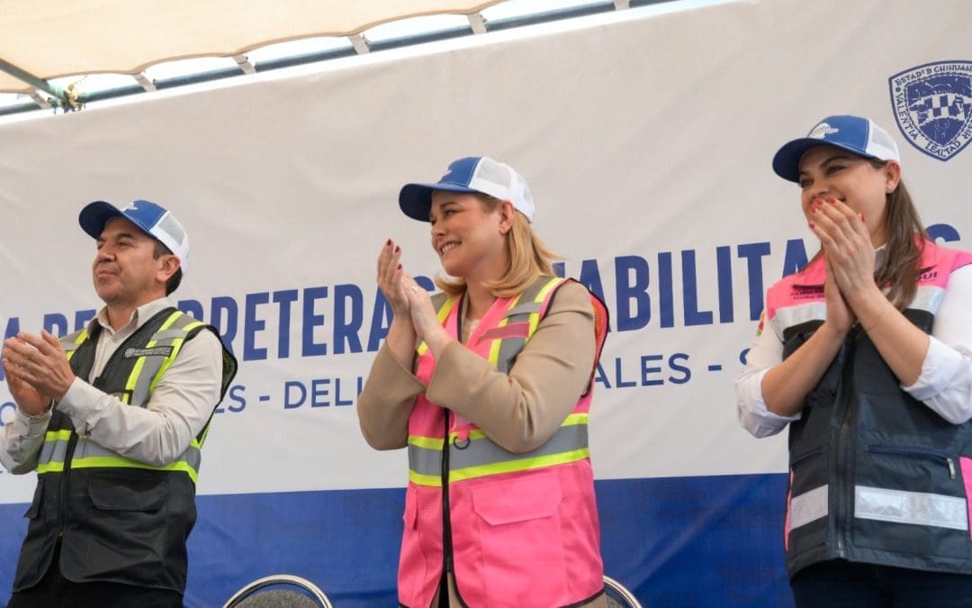 Entrega Maru Campos tramo carretero Meoqui-Julimes 