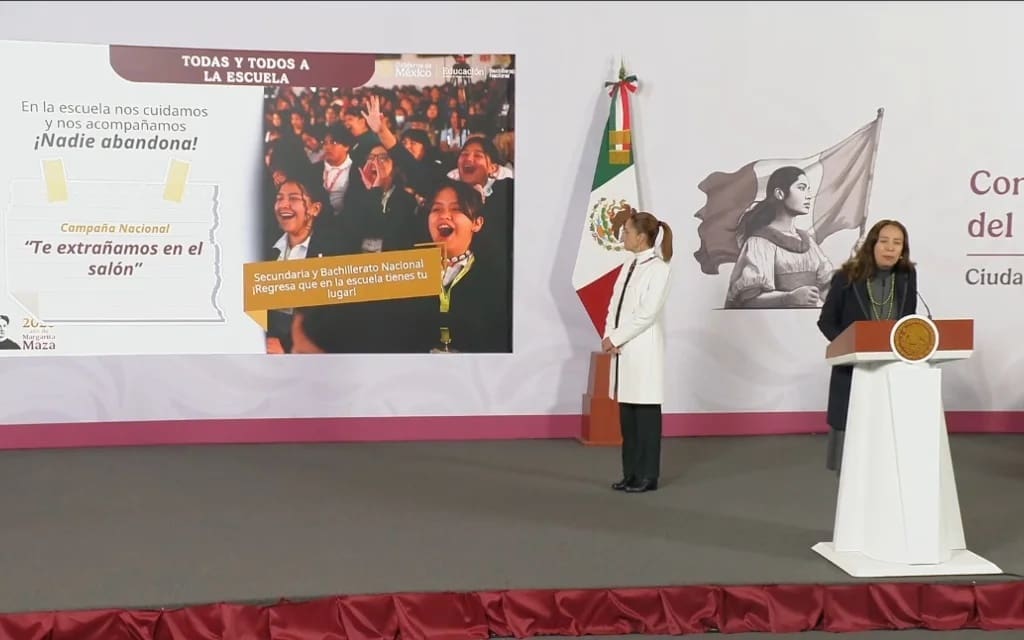 Lanza Gobierno plan flexible para que jóvenes regresen a la escuela