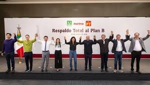 Morena, PVEM y PT firman acuerdo para garantizar aprobación del Plan B de reforma electoral