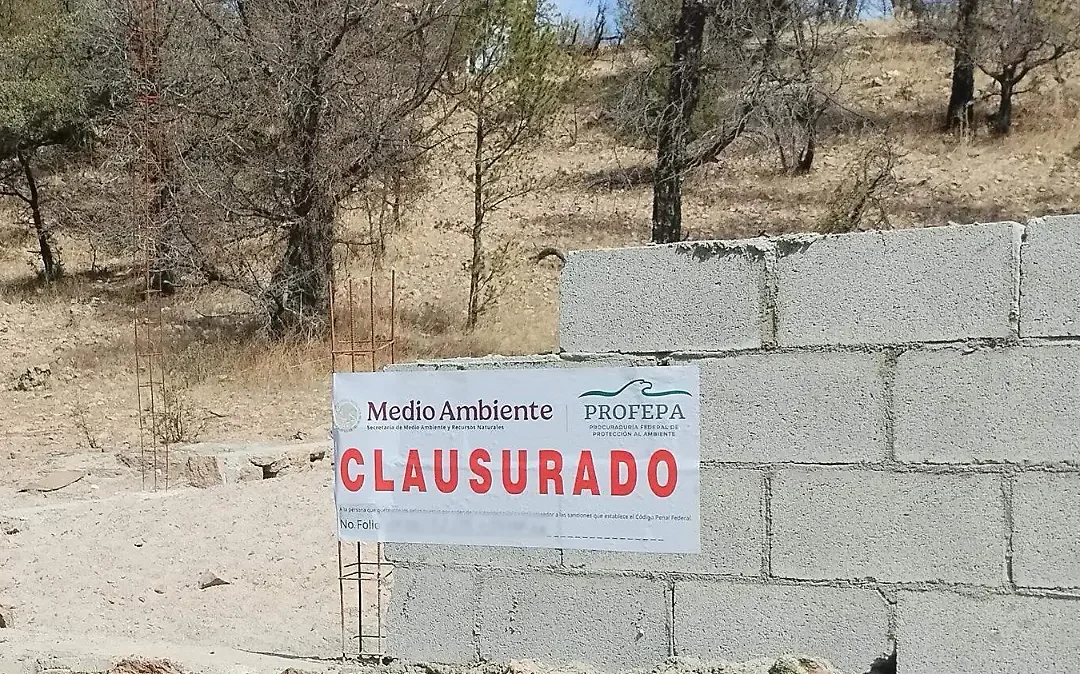 Clausuran obras ilegales dentro del Parque Nacional Cumbres de Majalca