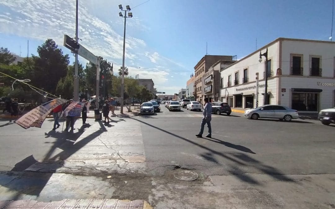 Y vuelven a cerrar calles por manifestación en Zona Centro