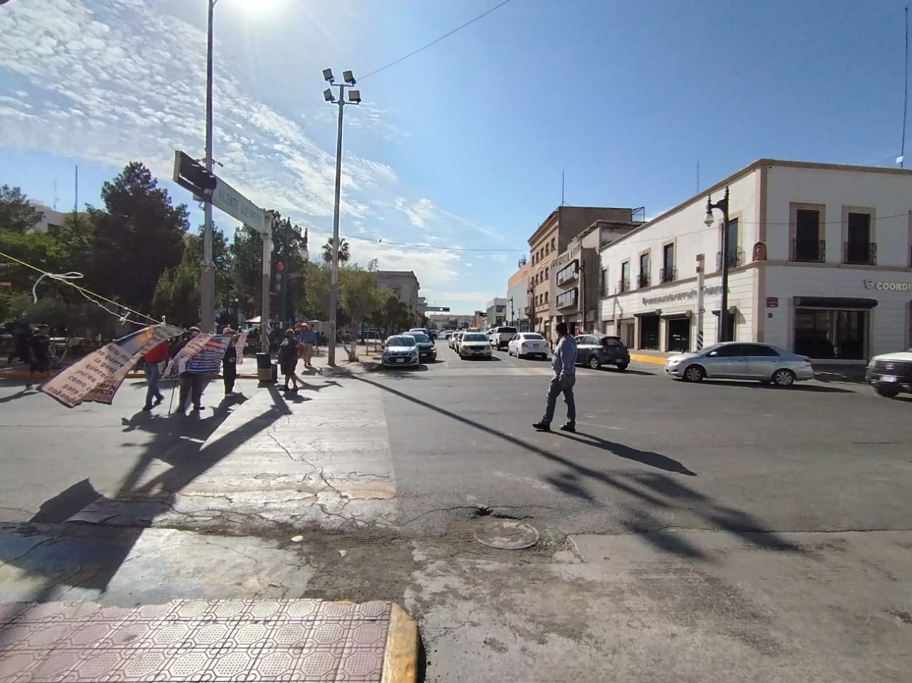 Y vuelven a cerrar calles por manifestación en Zona Centro