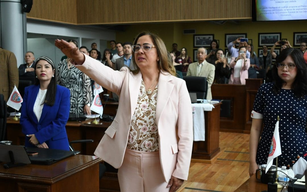 Rinde protesta Ada Miriam Aguilera como presidenta de la CEDH