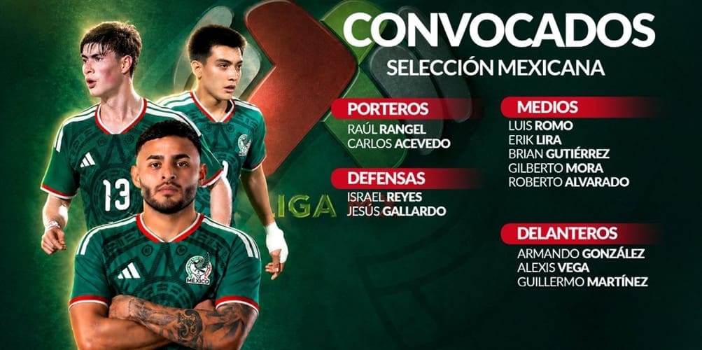 Lista la selección mexicana para el mundial 2026.