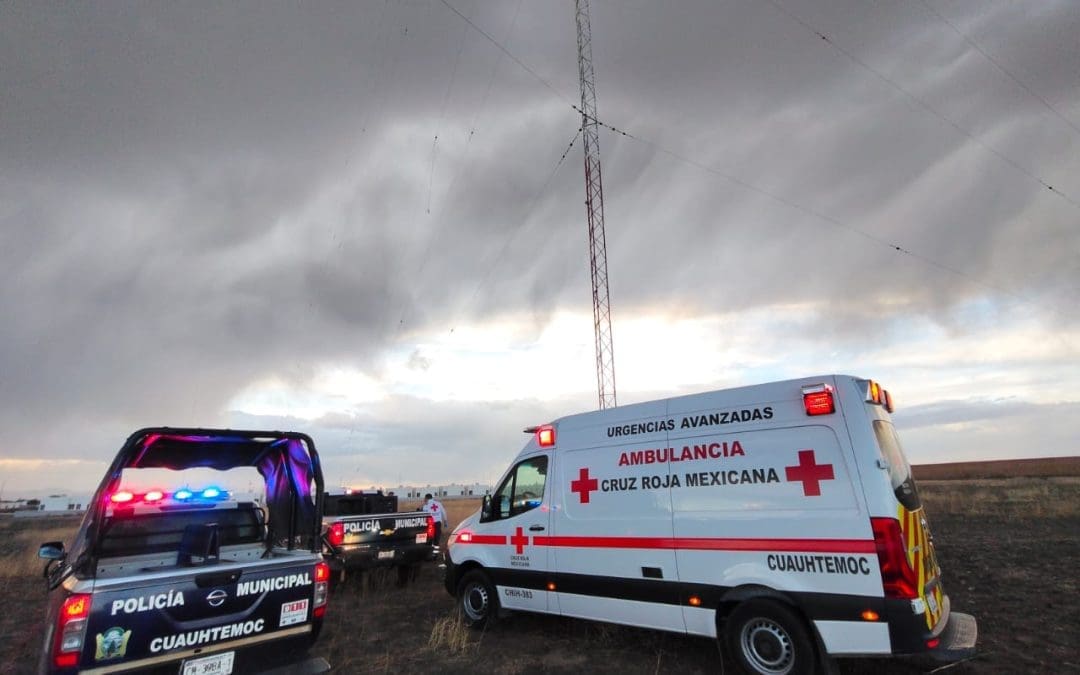 Joven resulta gravemente lesionado tras caer de antena en Cuauhtémoc