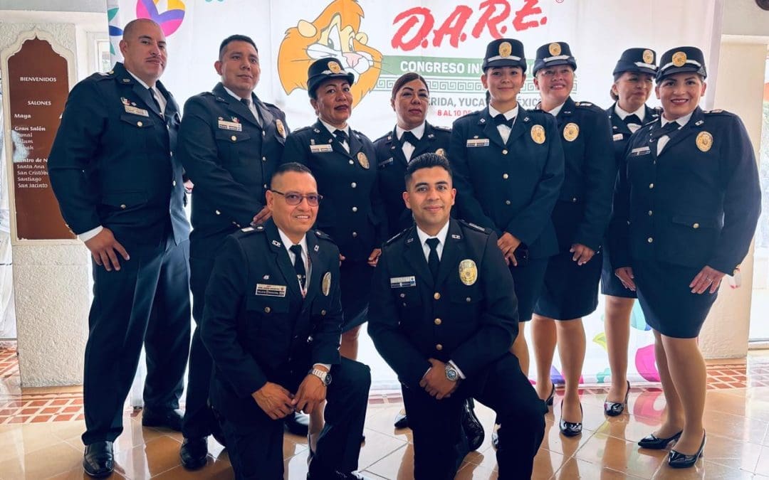 Innovación pedagógica y salud mental se capacitan elementos DARE en Yucatán