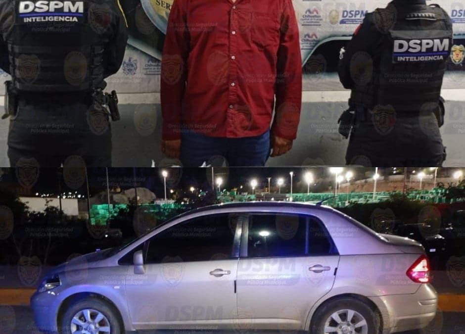 Circulaba en un Tiida 2011 con reporte de robo