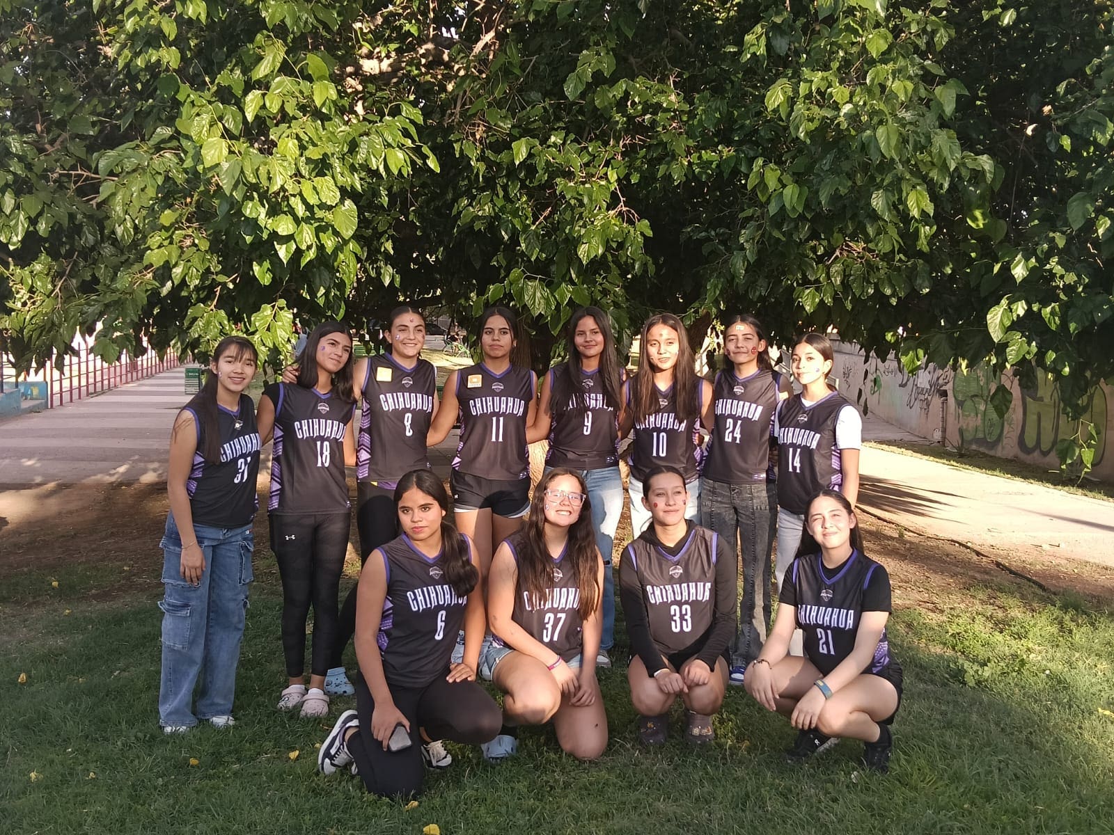 Listas las Jugadoras de la Selección estatal femenil U14 de Flagfootball
