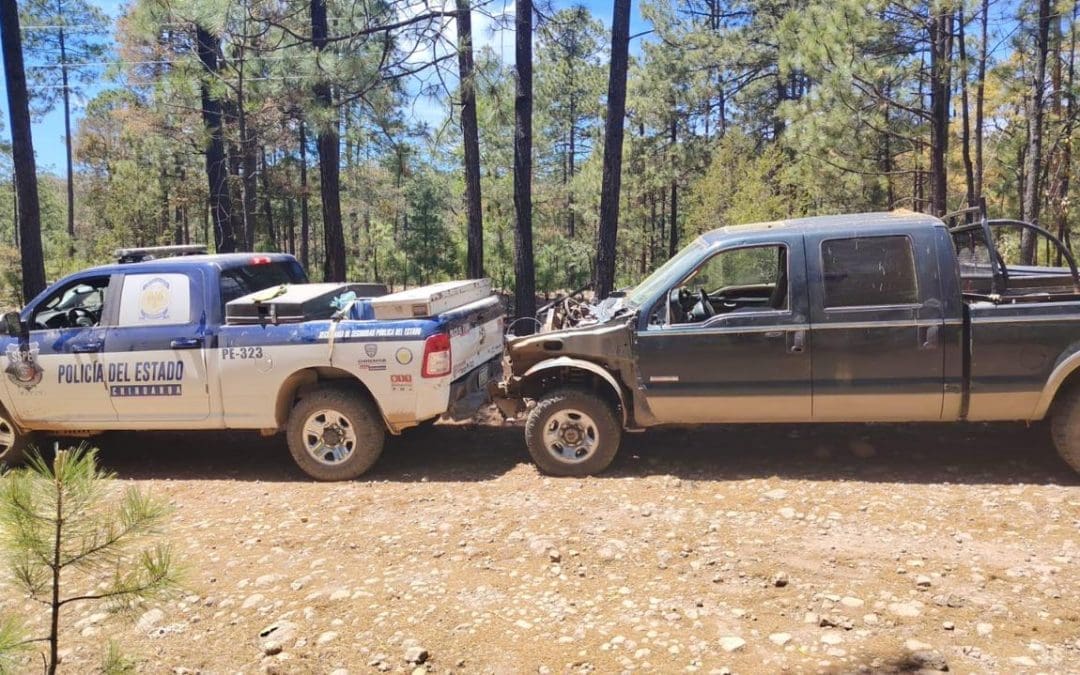 Aseguran cinco vehículos con reporte de robo en Guadalupe y Calvo